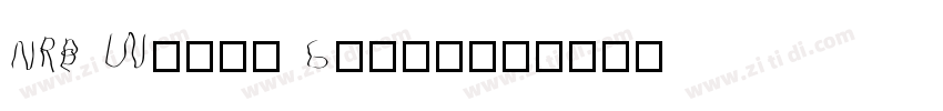 NRB Welsh Gillian字体转换